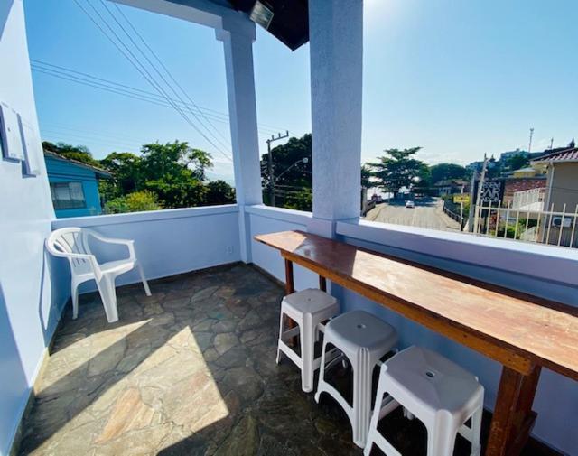 Estudio Ilha Centro Sul Ufsc, Ar Cond, Estac, Varanda, Vista Mar Флорианополис Экстерьер фото